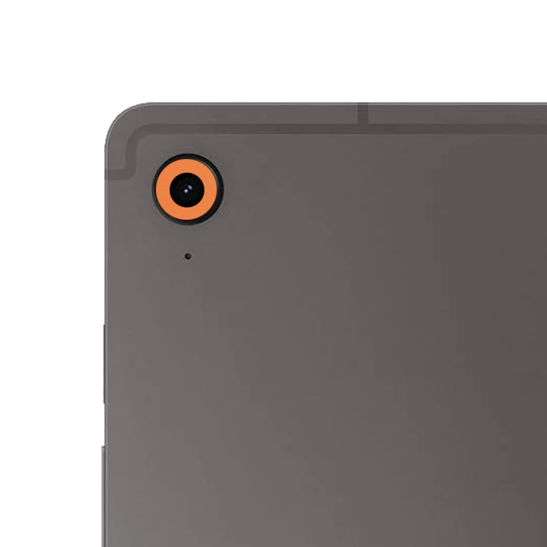 samsung galaxy tab s9 fe camera cosmic orange mobile skins & wraps