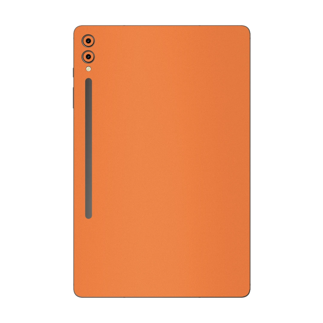 samsung galaxy tab s9 plus cosmic orange mobile skins & wraps