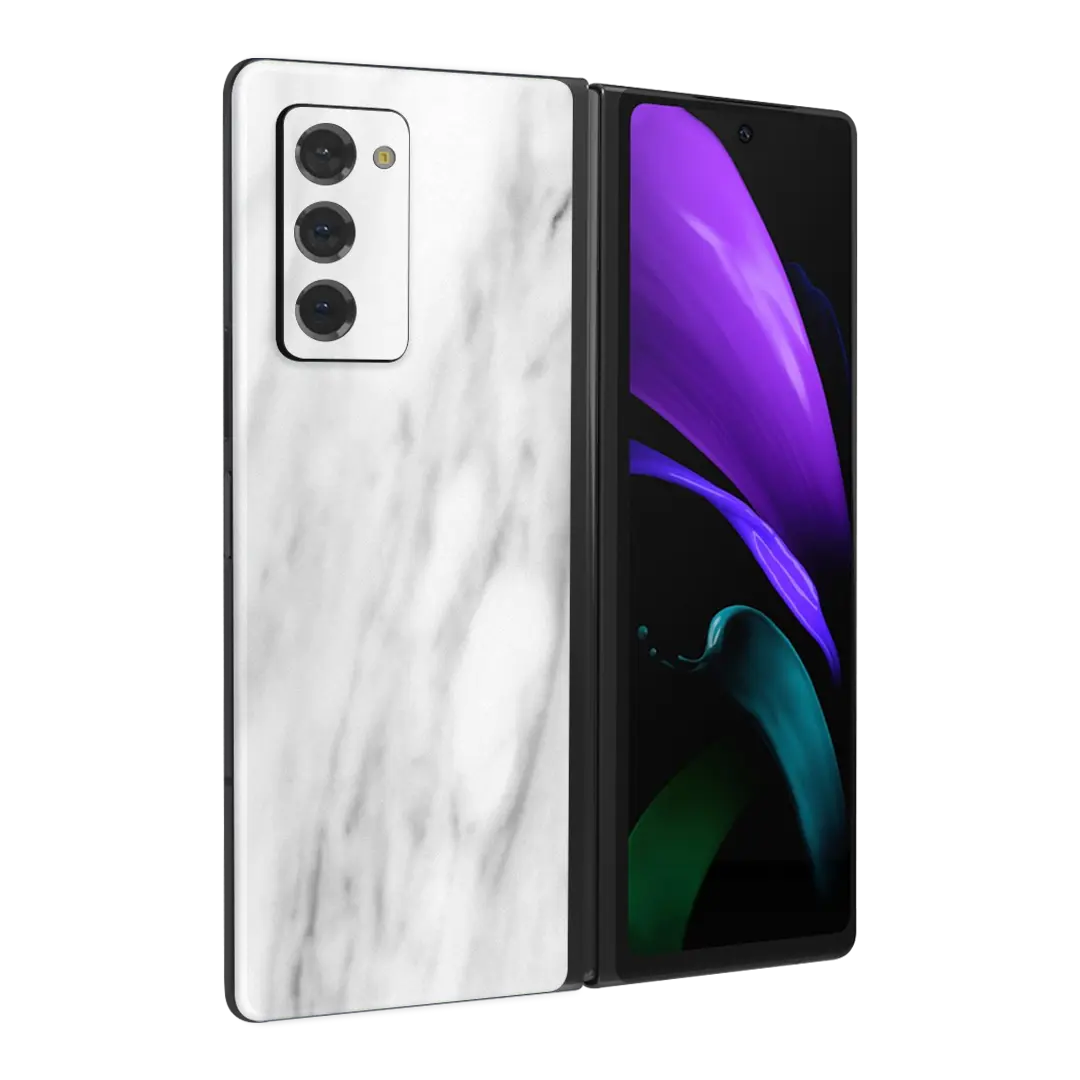 Preload Flat Back / White Marble