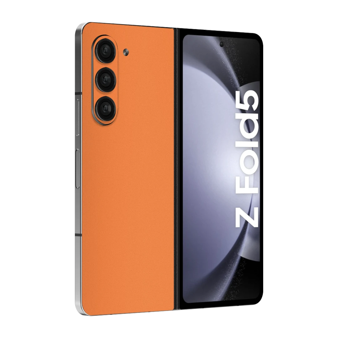 galaxy z fold 5 cosmic orange mobile skins & wraps