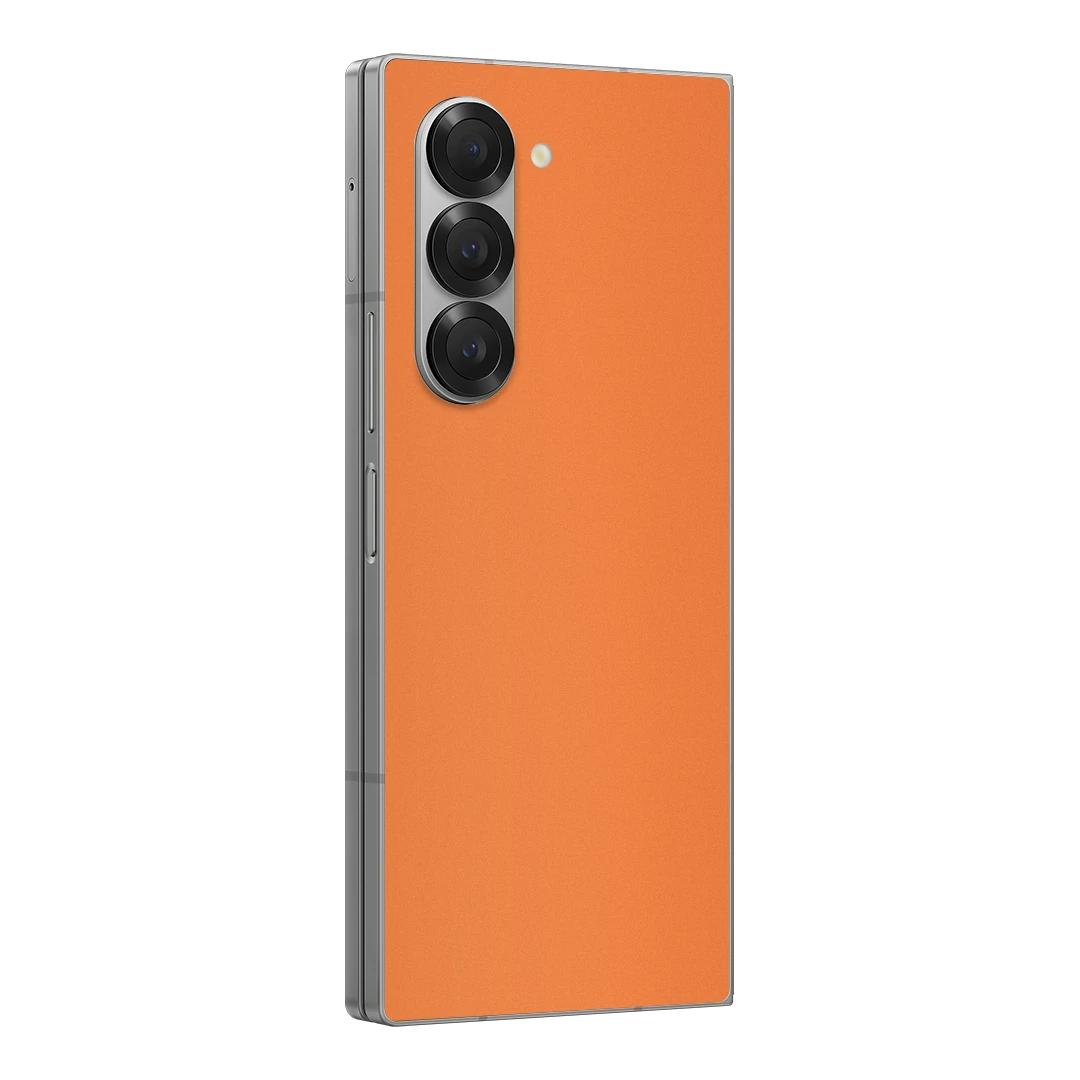 galaxy z fold 6 cosmic orange mobile skins & wraps