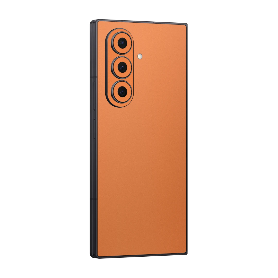 galaxy z fold 7 cosmic orange mobile skins & wraps