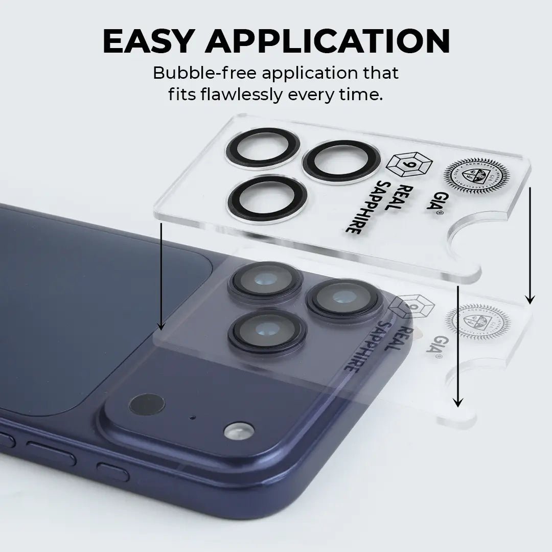 iPhone 17 Pro Camera Lens Protectors (Sapphire)