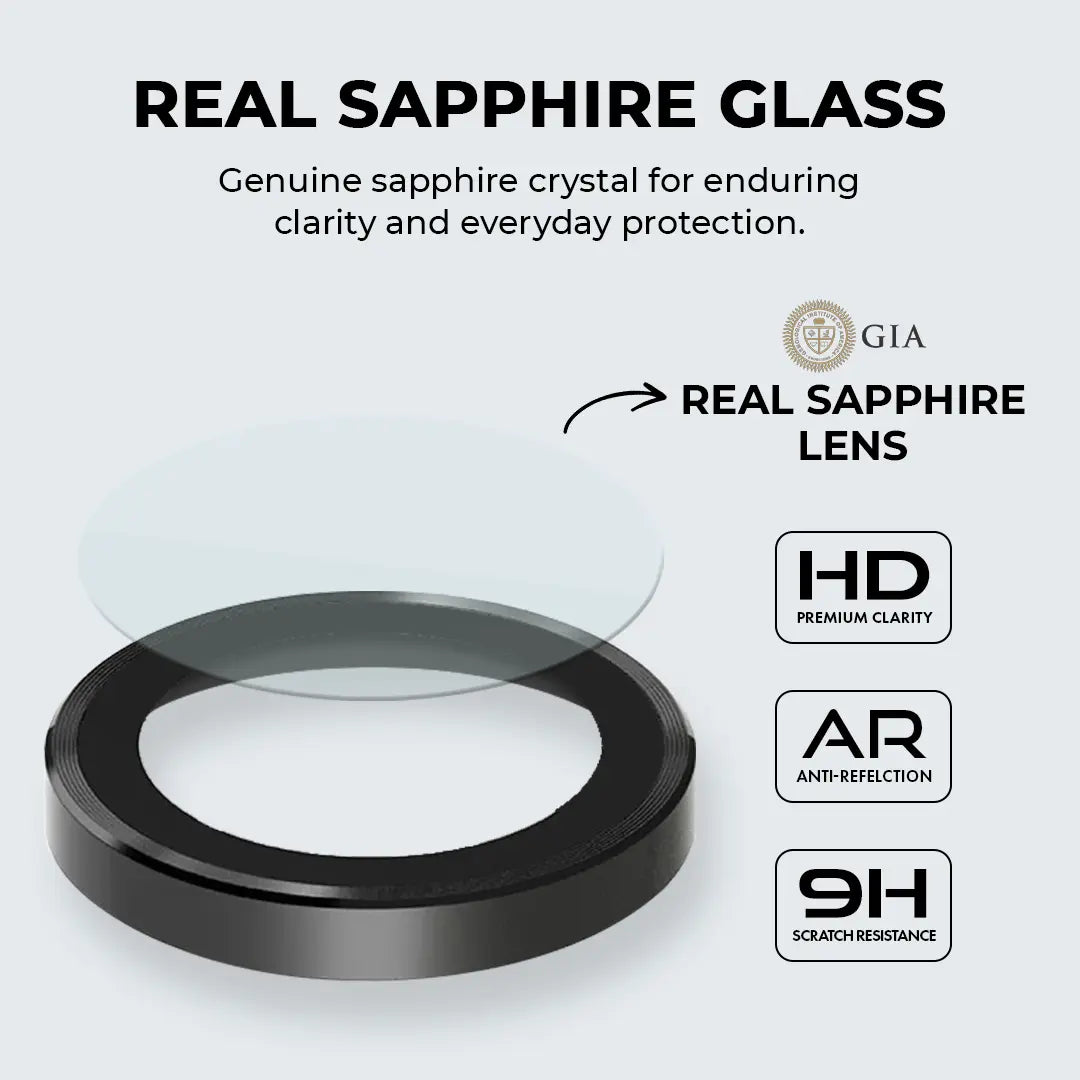 iPhone 17 Pro Camera Lens Protectors (Sapphire)
