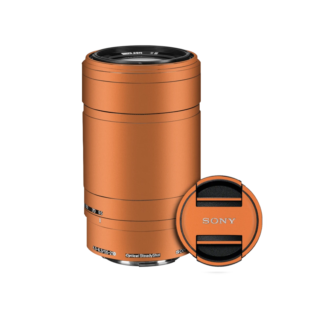 sony e 55-210 mm f4.5-6.3 oss (sel55210) cosmic orange mobile skins & wraps