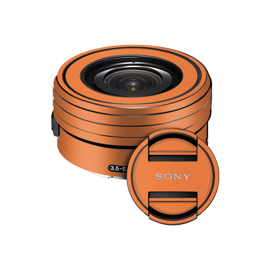 sony e pz 16-50 mm f3.5-5.6 oss (selp1650) cosmic orange mobile skins & wraps
