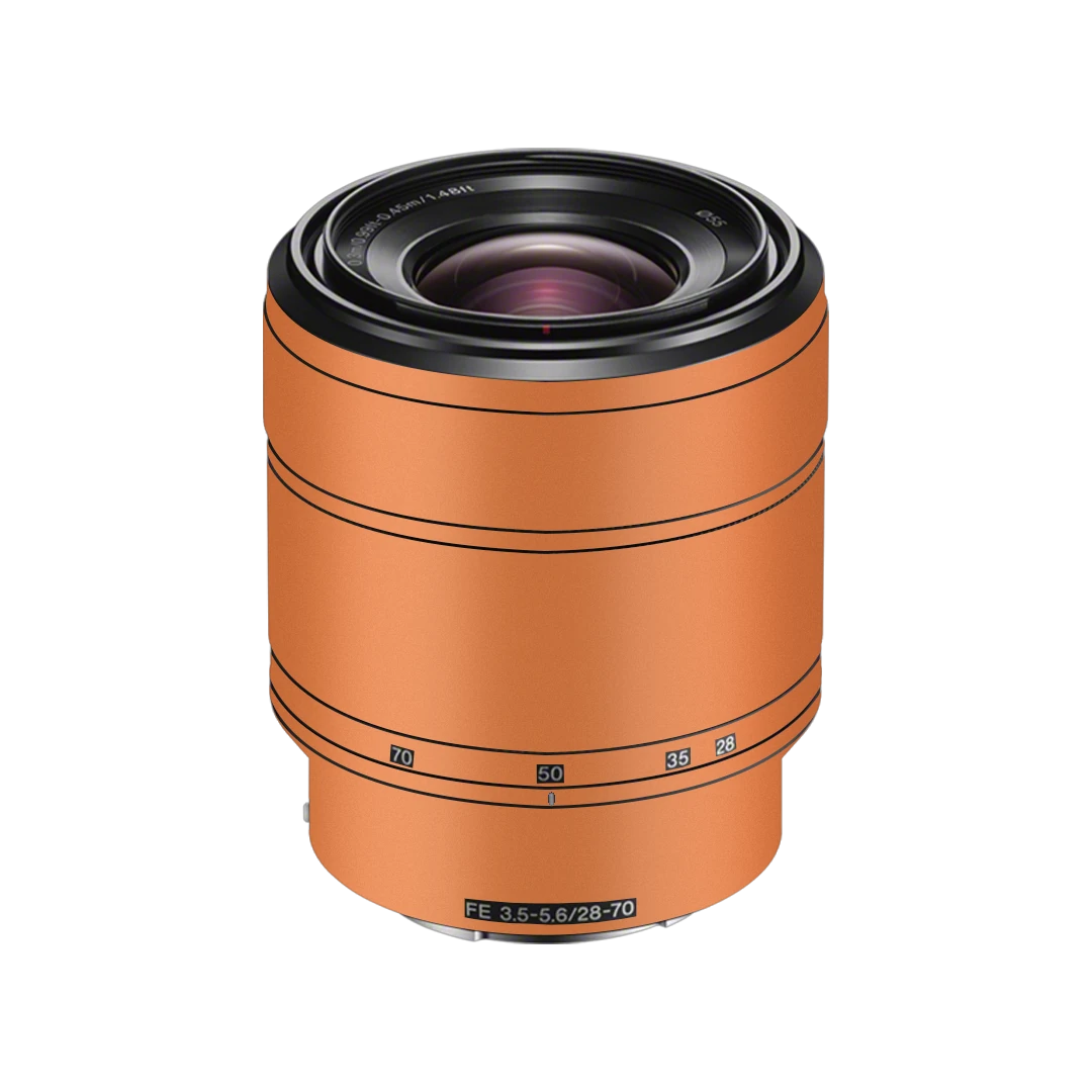 sony fe 28–70 mm f3.5–5.6 oss (sel2870) cosmic orange mobile skins & wraps