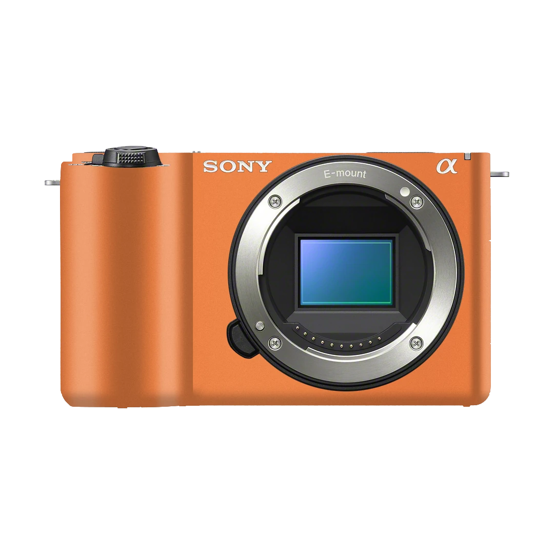 sony zv-e10 mark ii 2024 cosmic orange mobile skins & wraps