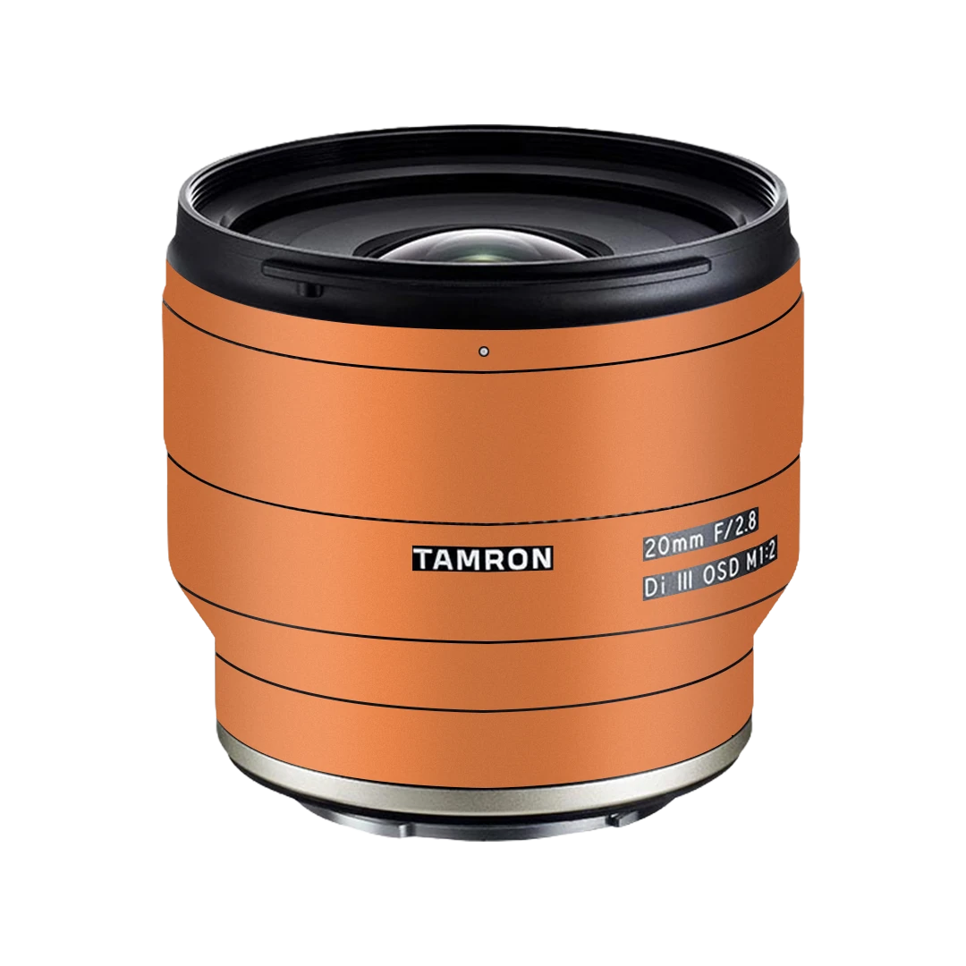 tamron f050 20mm f/2.8 di iii osd m1:2 cosmic orange mobile skins & wraps