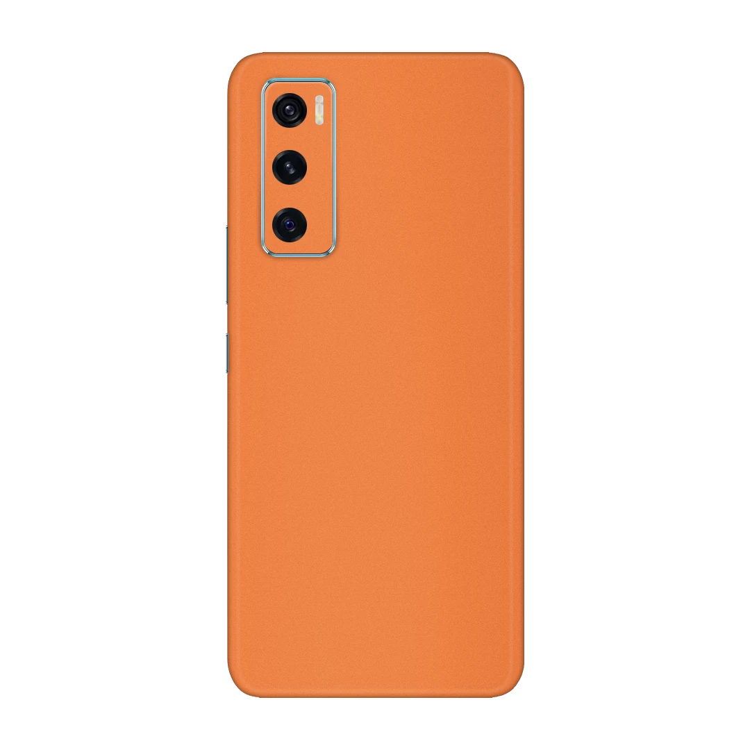 vivo v20 se cosmic orange mobile skins & wraps