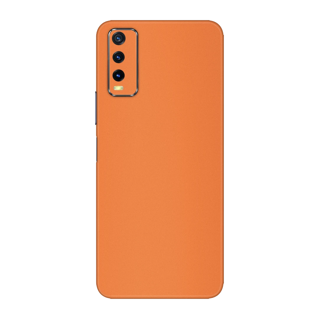 vivo y20i cosmic orange mobile skins & wraps