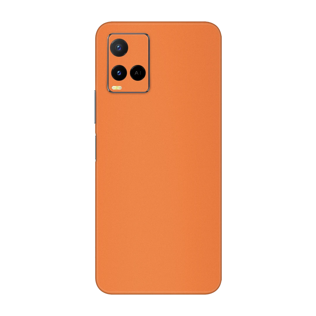 vivo y21 cosmic orange mobile skins & wraps