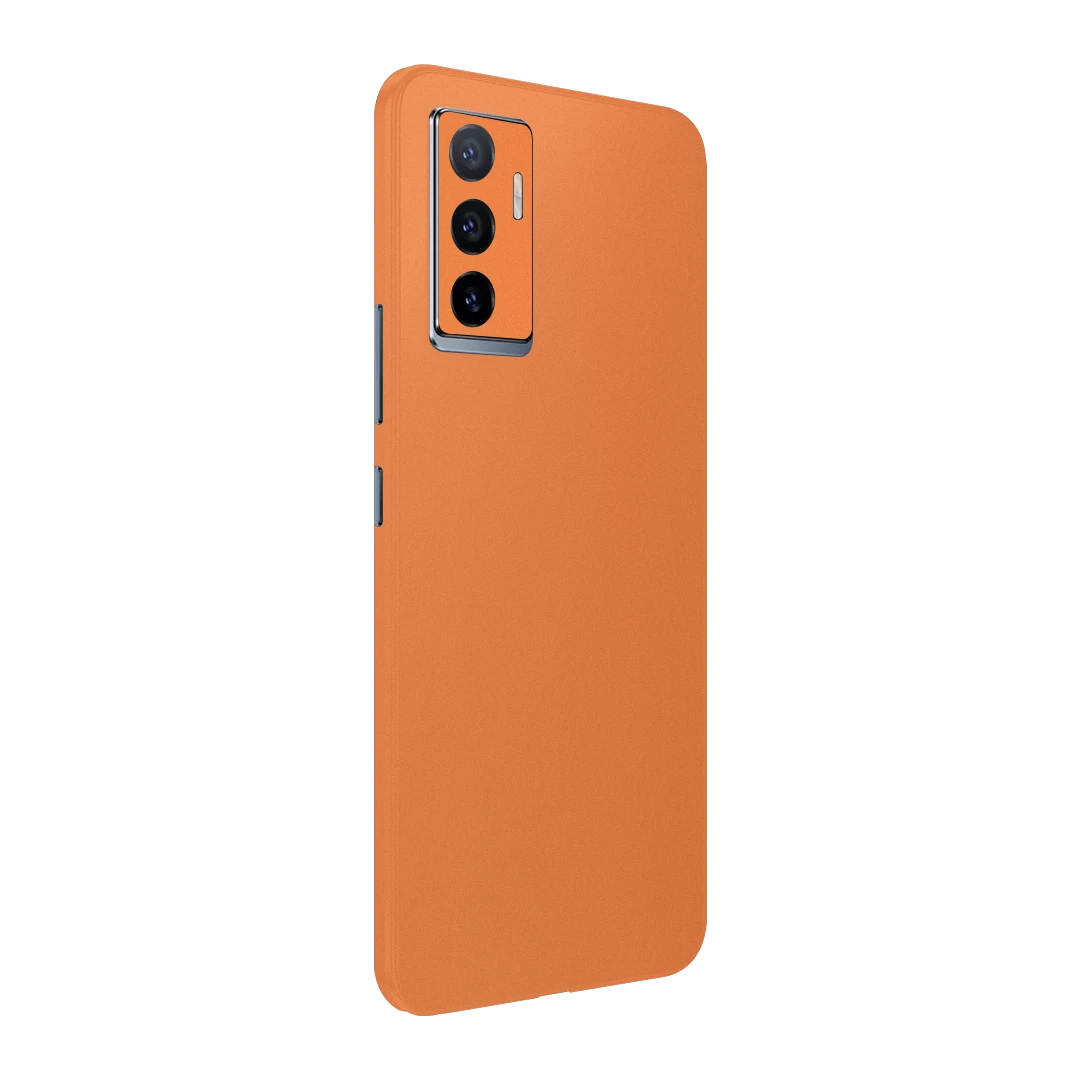 vivo y75 cosmic orange mobile skins & wraps