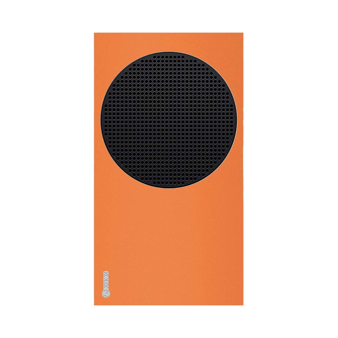 xbox series s cosmic orange mobile skins & wraps