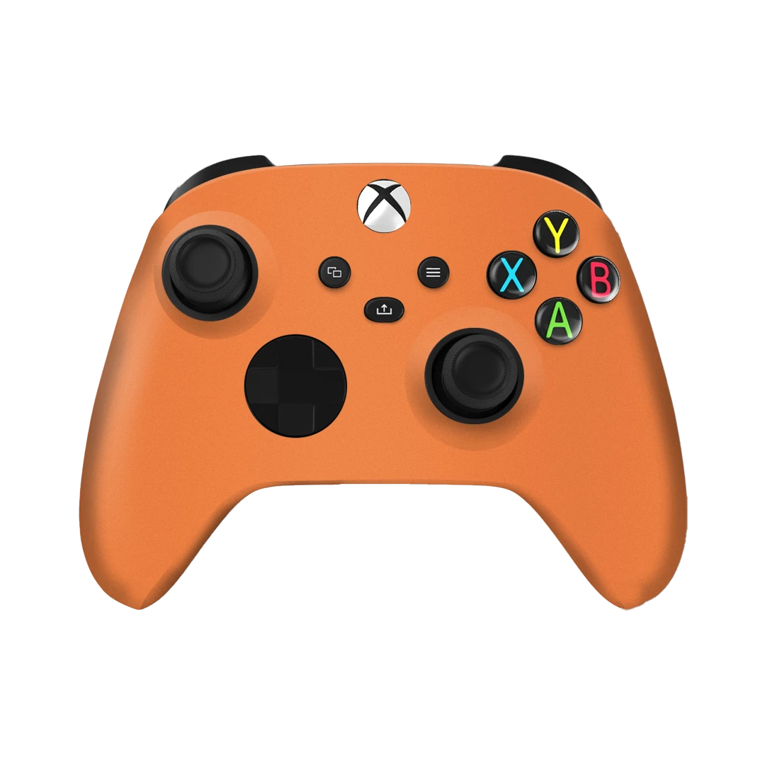 xbox series x controller cosmic orange mobile skins & wraps
